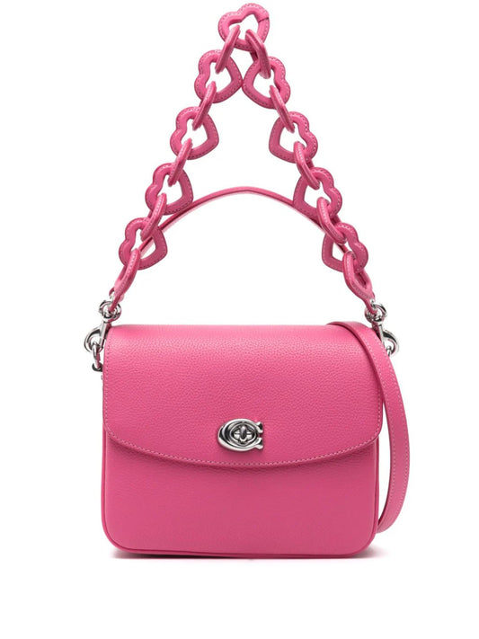 Coach tote con placa del logo