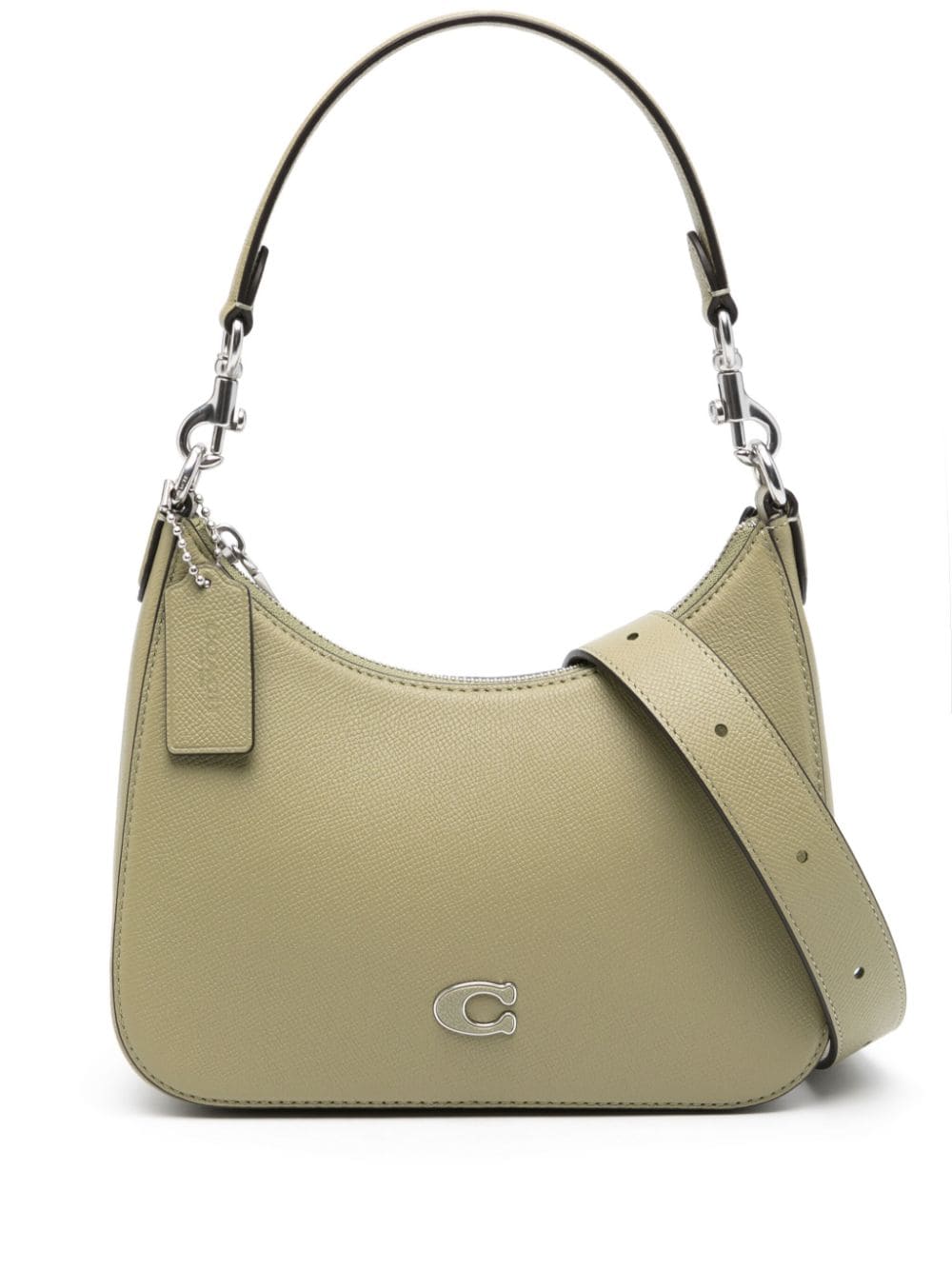 Coach tote con placa del logo