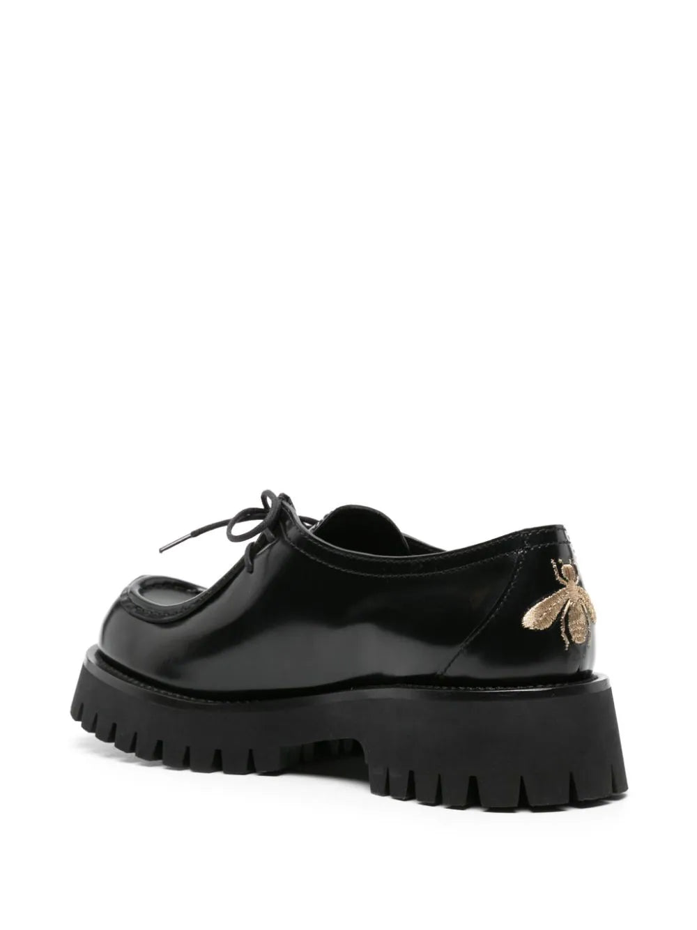 Gucci mocasines con placa Interlocking G