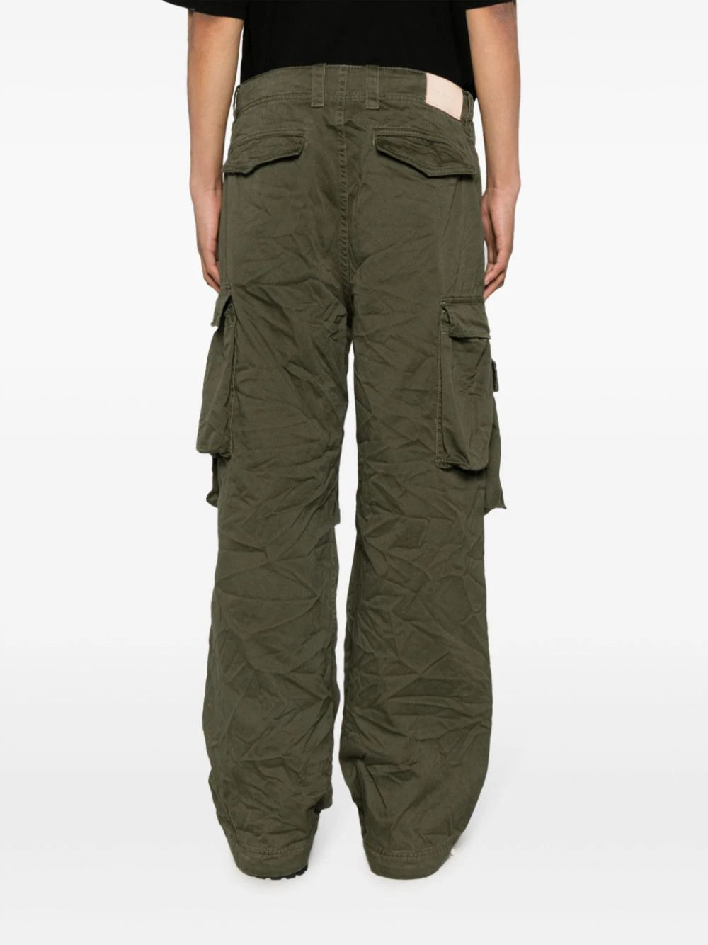 Purple Brand pantalones cargo con tiro medio