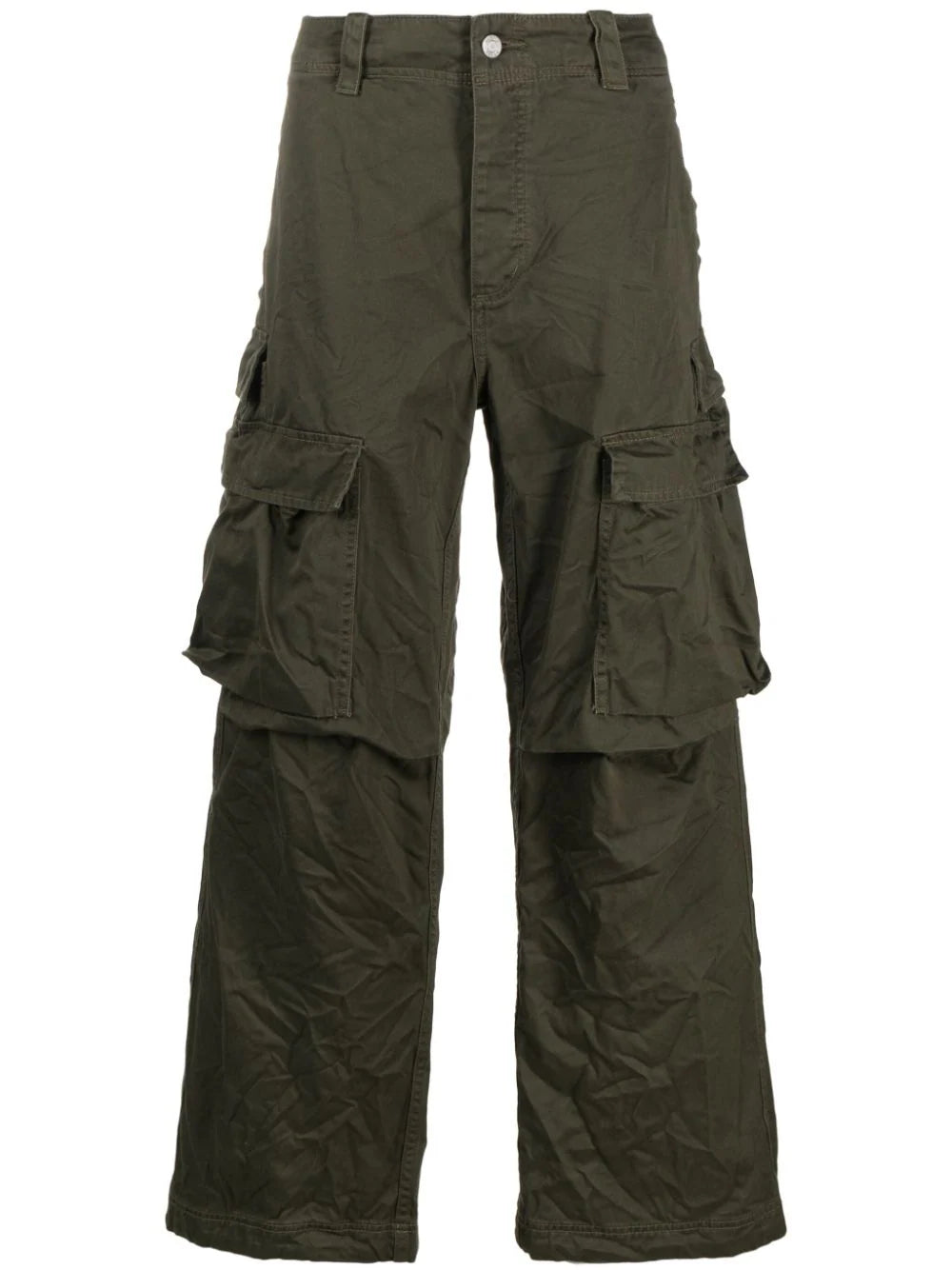 Purple Brand pantalones cargo con tiro medio