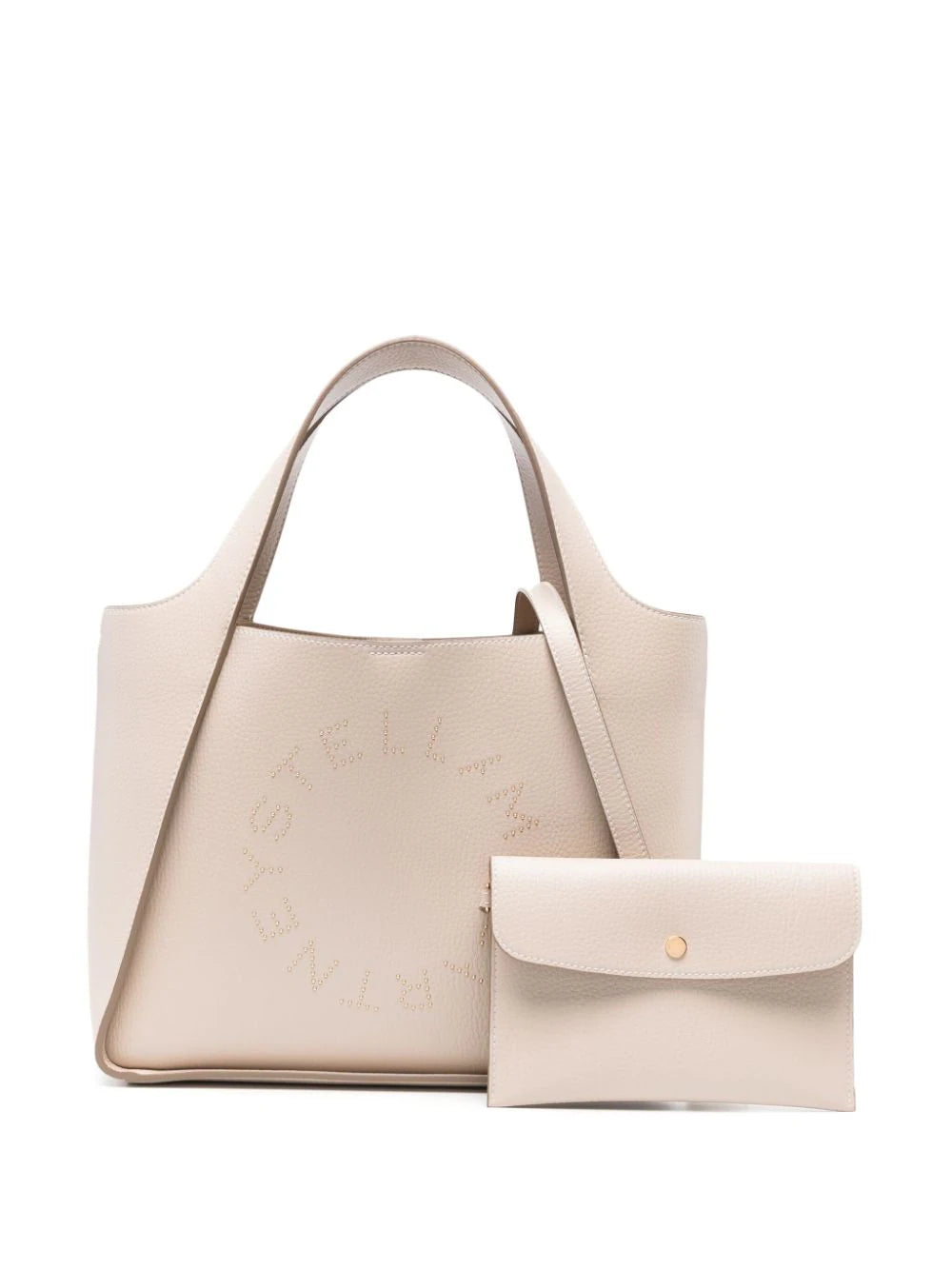 Stella McCartney tote con aplique del logo