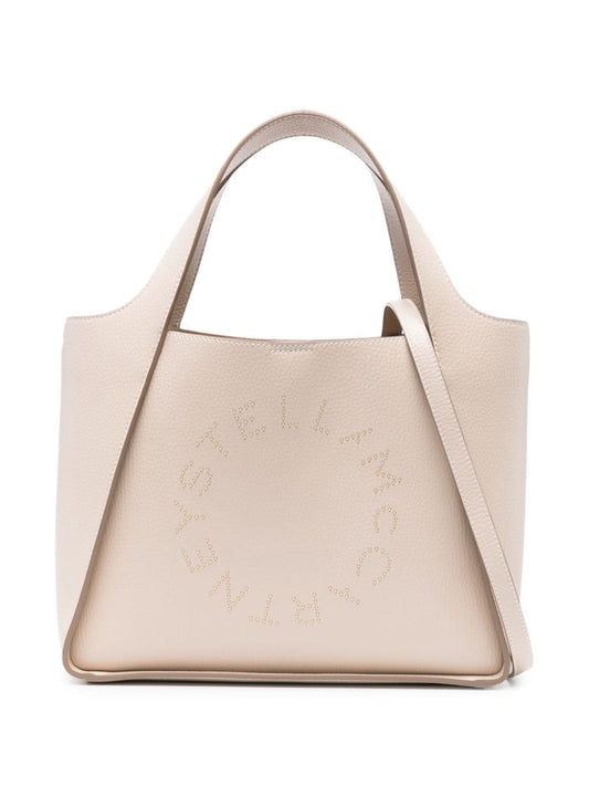 Stella McCartney tote con aplique del logo