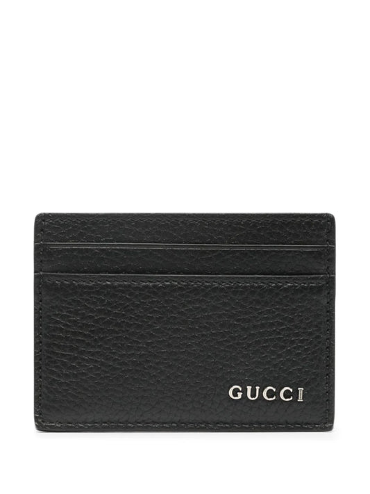 Gucci tarjetero con letras del logo