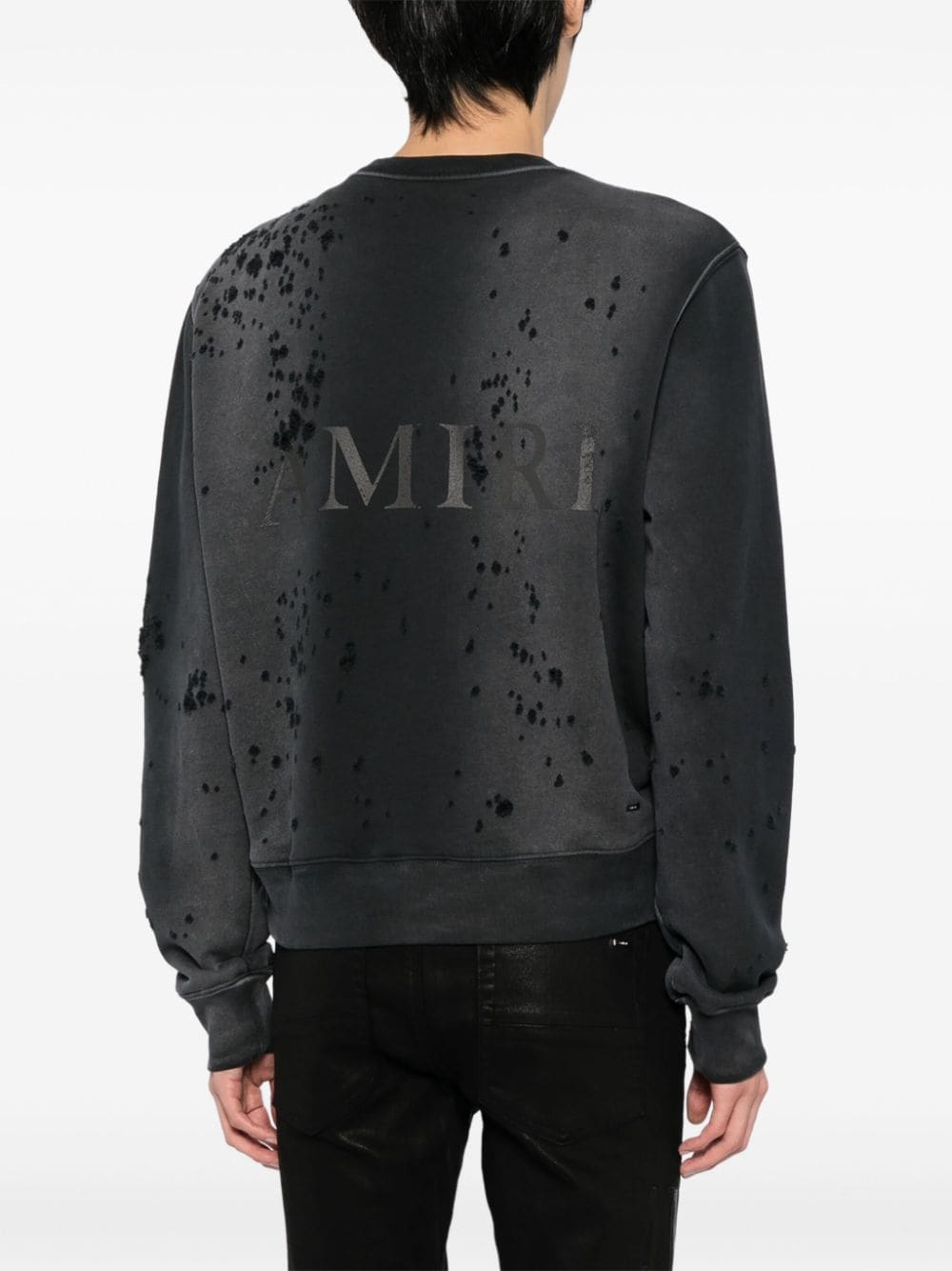 Hoodie AMIRI con efecto envejecido