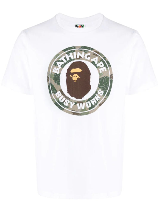 A BATHING APE® playera Woodland Camo