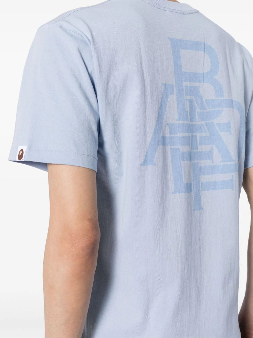 A BATHING APE® playera con logo estampado