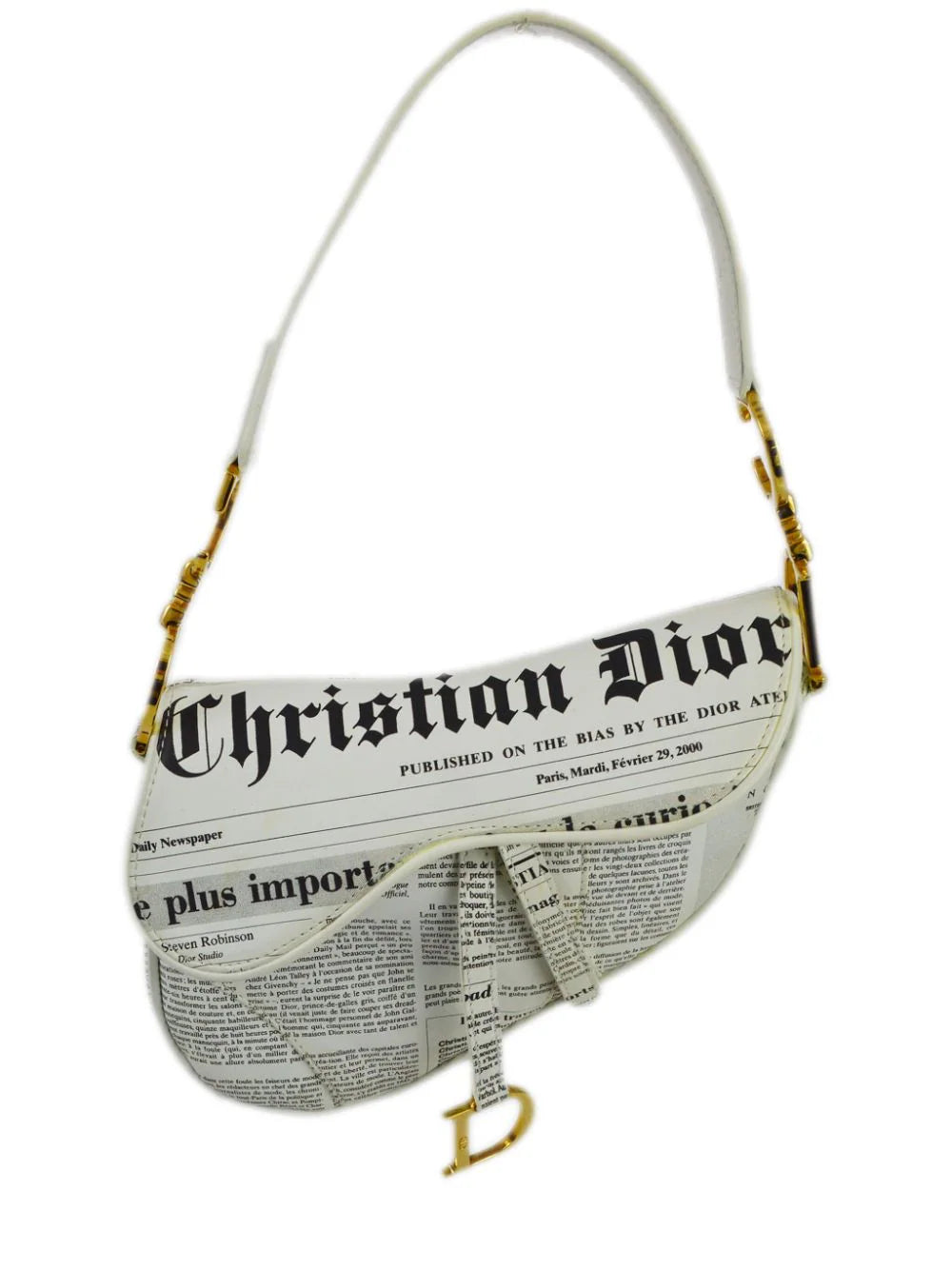 Christian Dior bolsa de mano Saddle 2000