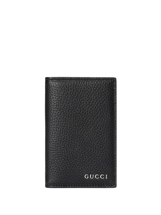 Gucci tarjetero con letras del logo