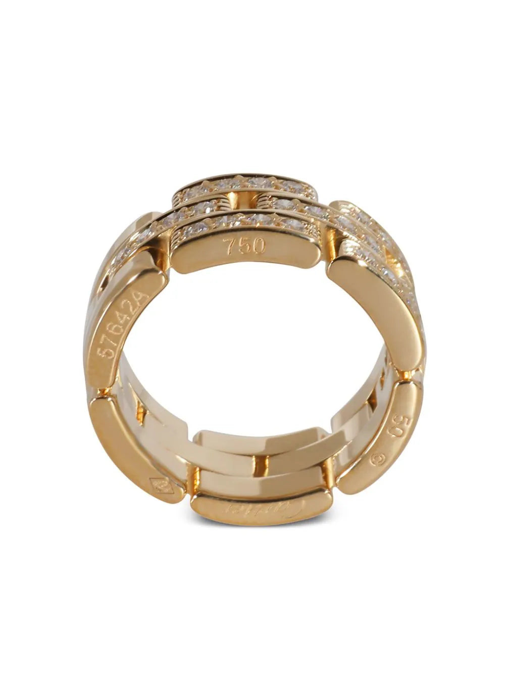 Cartier anillo Maillon Panthere en oro amarillo de 18kt