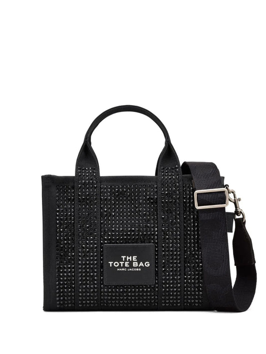 Marc Jacobs bolsa The Small Crystal Canvas Tote