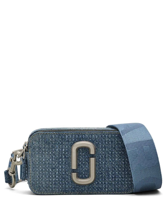 Marc Jacobs bolsa cámara The Crystal Denim Snapshot