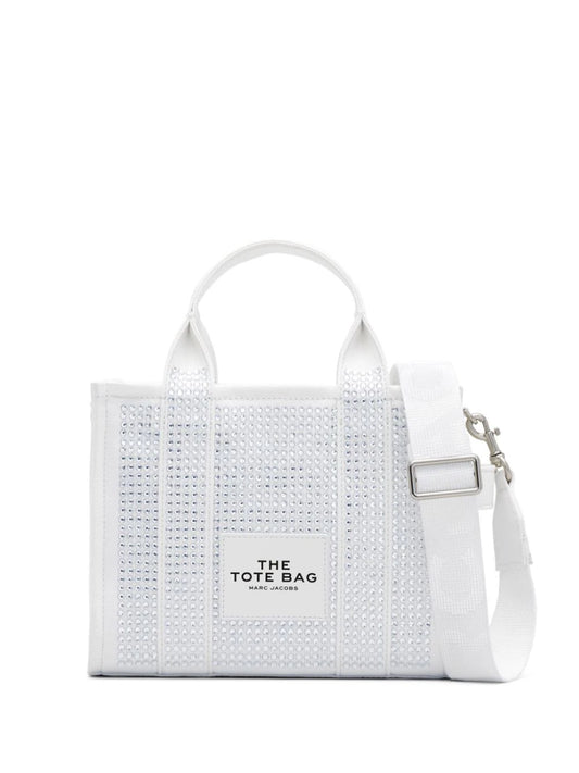 Marc Jacobs bolsa The Small Crystal Canvas Tote