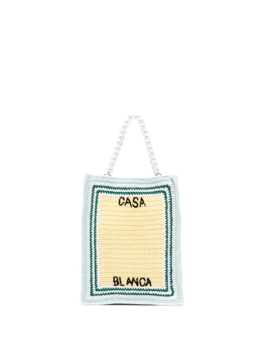 Casablanca bolsa tote de crochet