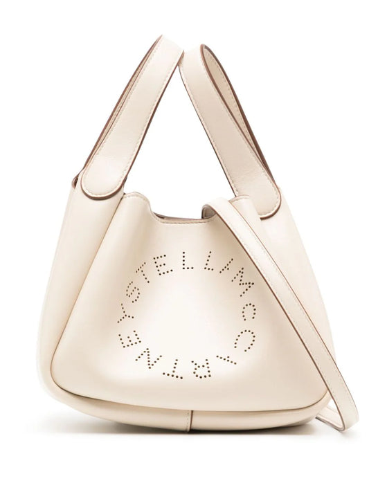 Stella McCartney tote con logo perforado