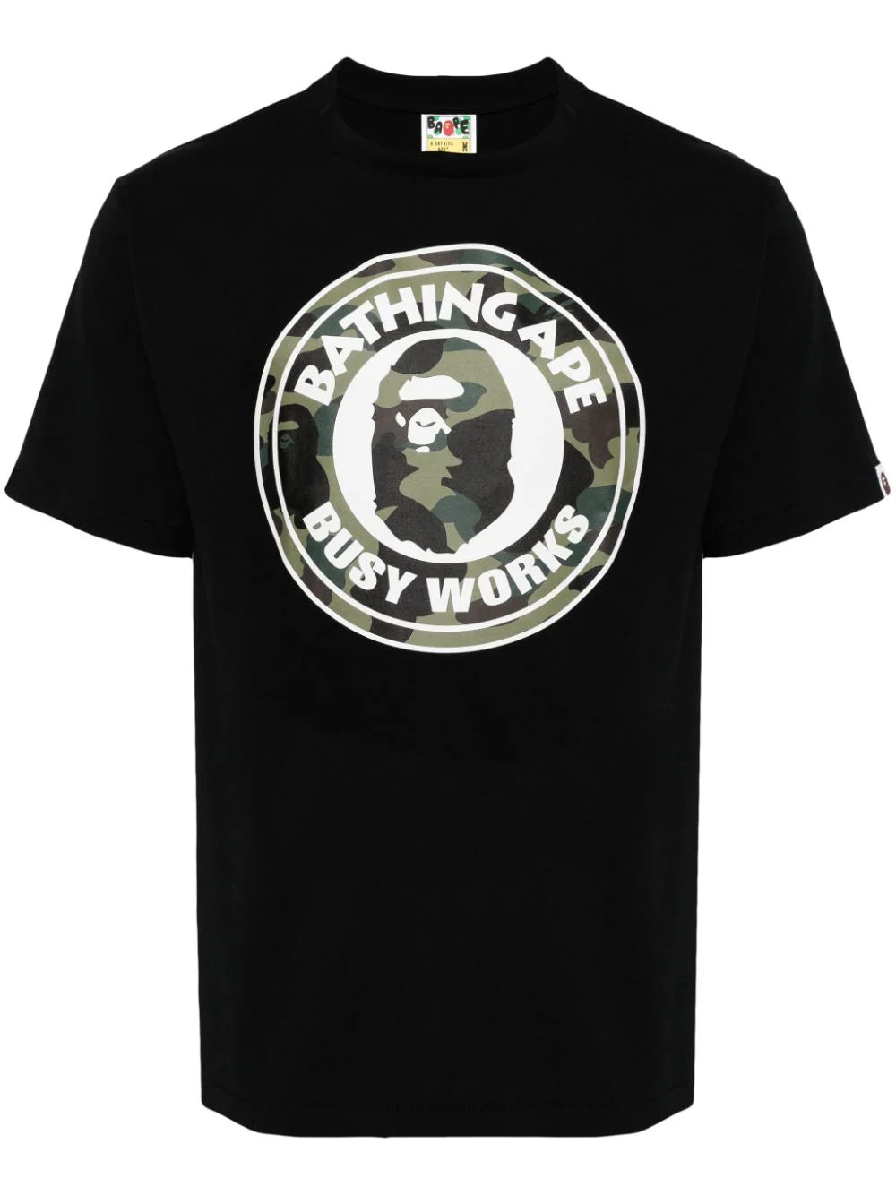 A BATHING APE® playera con estampado Camo Busy Works