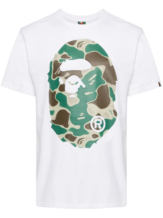 A BATHING APE® playera con estampado Liquid Camo Big Ape