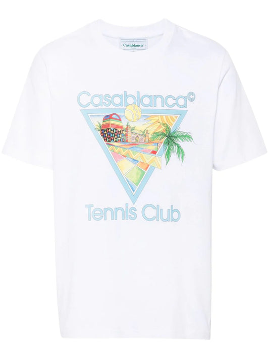 Casablanca playera con estampado gráfico