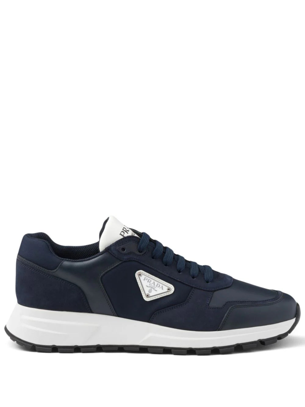 Prada tenis con logo triangular