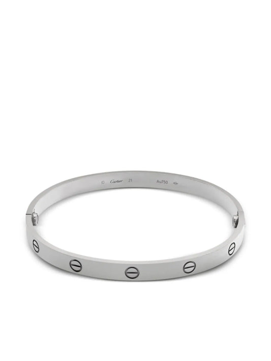 Cartier pulsera Love en oro blanco de 18kt