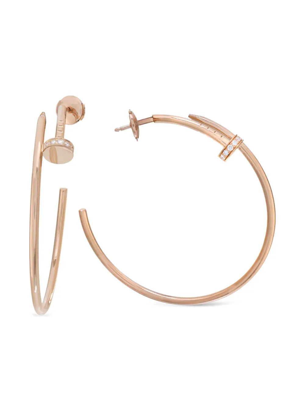 Cartier aretes Juste Un Clou en oro rosa de 18kt