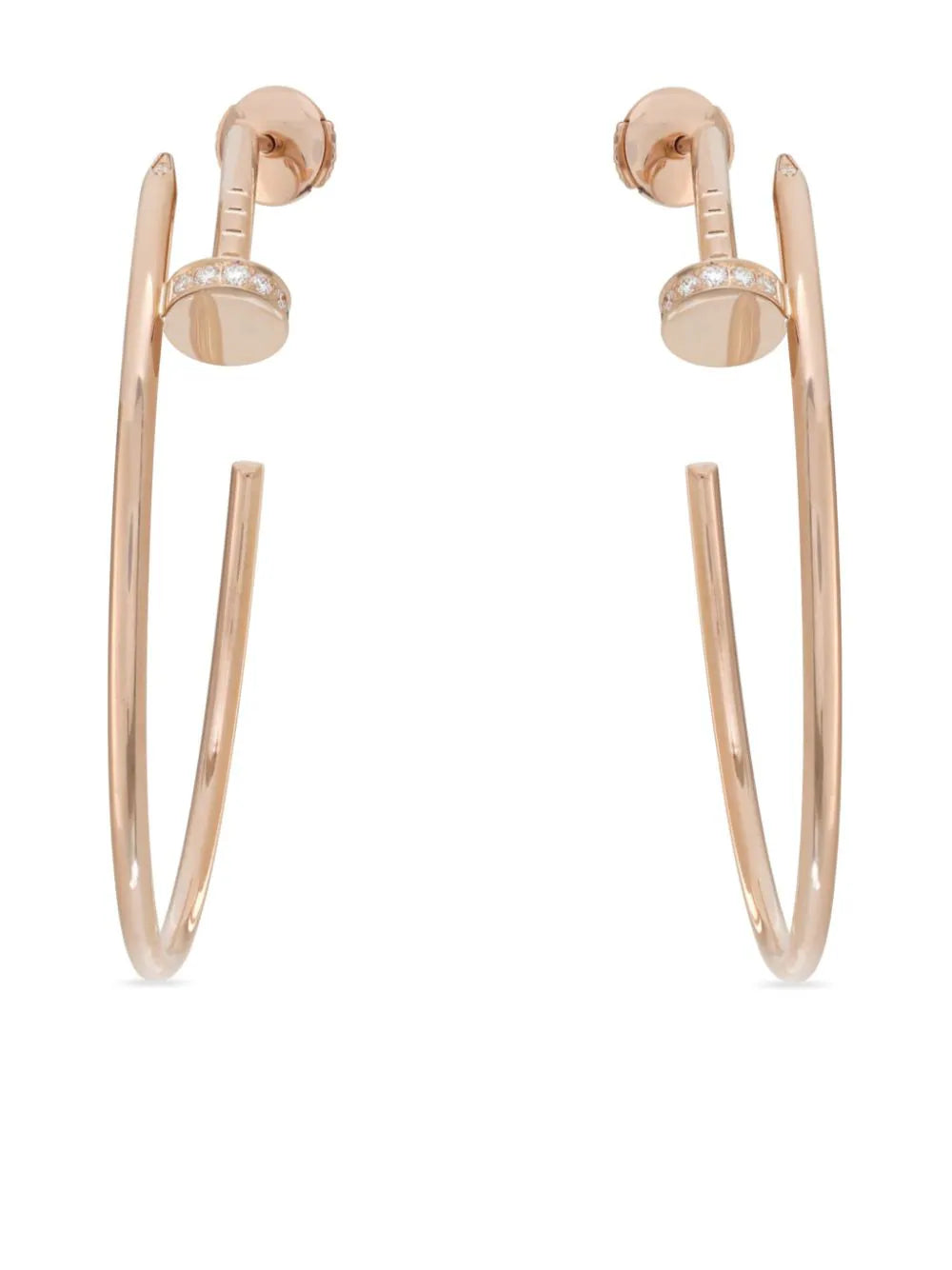 Cartier aretes Juste Un Clou en oro rosa de 18kt