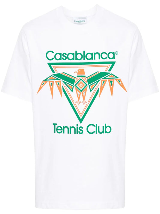 Casablanca playera con estampado Playful Eagle