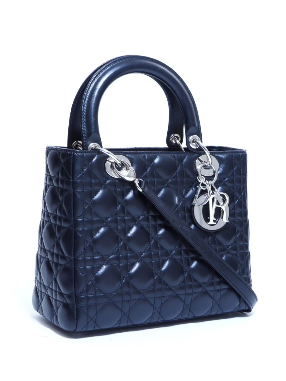 Christian Dior bolsa de mano Cannage Lady Dior