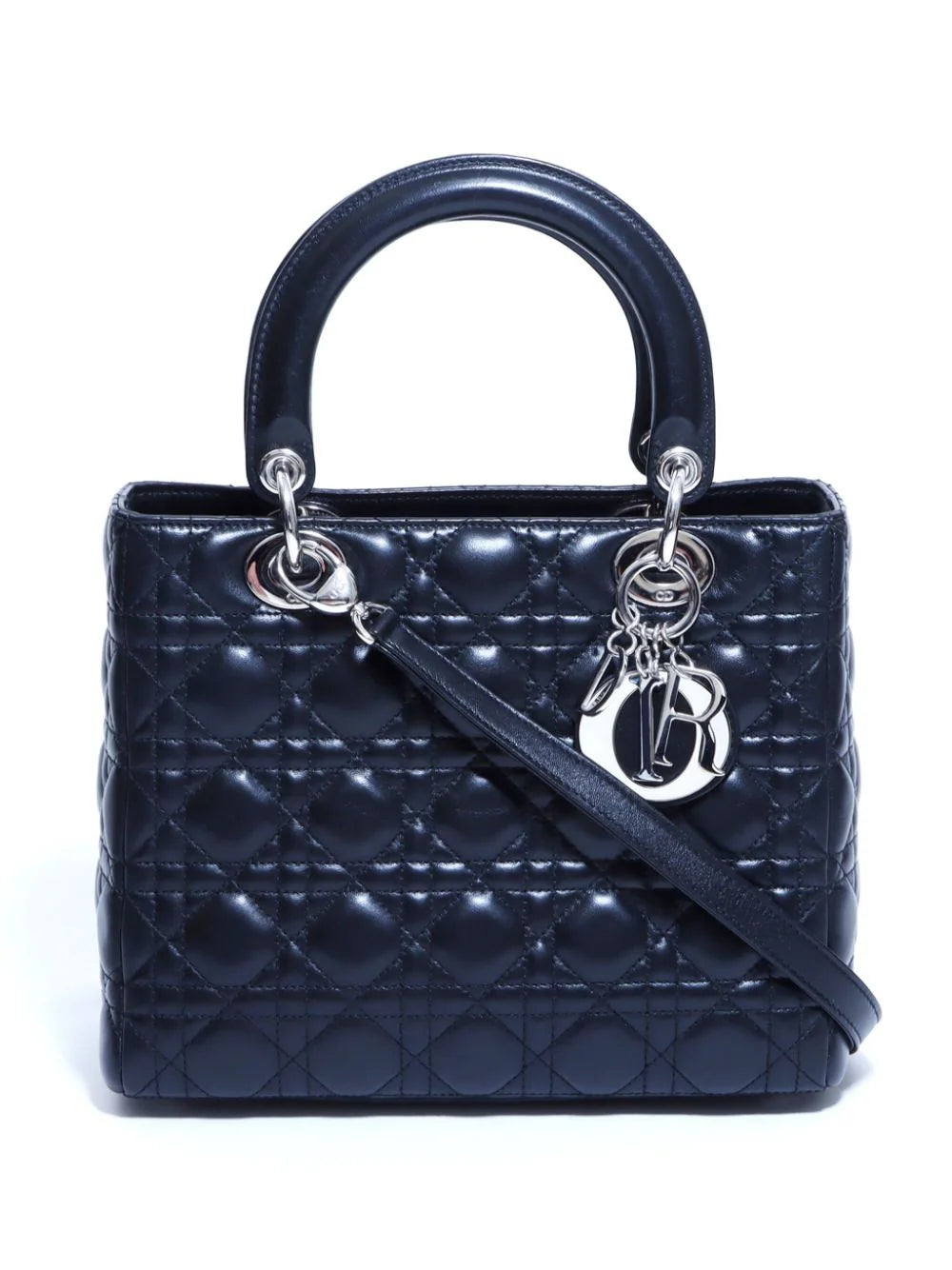 Christian Dior bolsa de mano Cannage Lady Dior