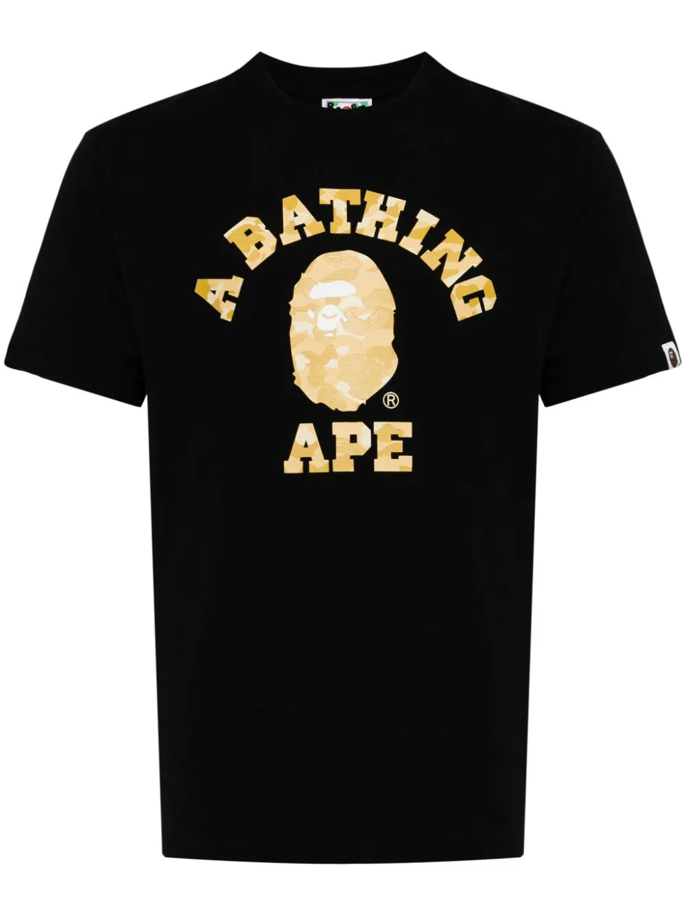 A BATHING APE® playera con logo estampado