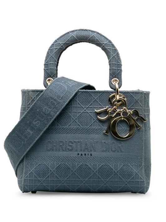 Christian Dior bolsa de mano Cannage Lady D-Lite mediana 2020