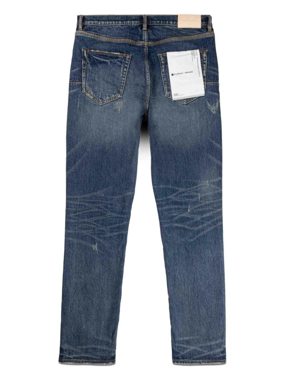 Purple Brand jeans slim con efecto envejecido