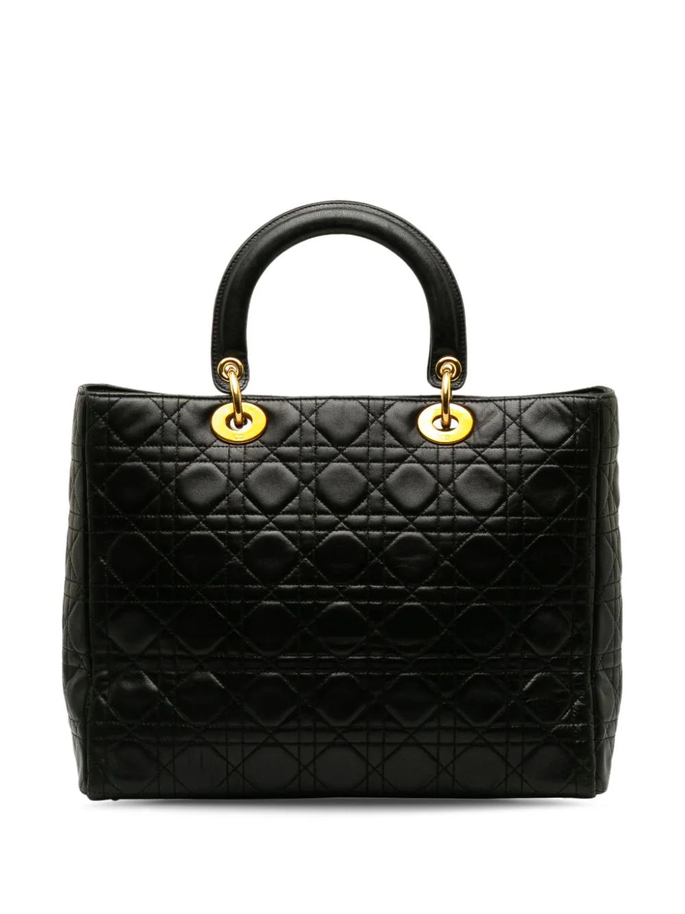 Christian Dior bolsa de mano Cannage Lady Dior grande 1997