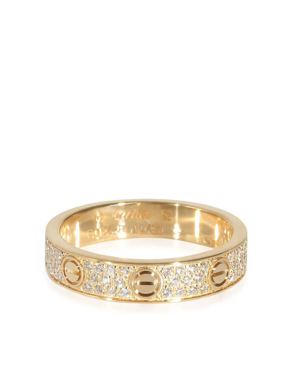 Cartier anillo Love en oro amarillo de 18kt con diamantes