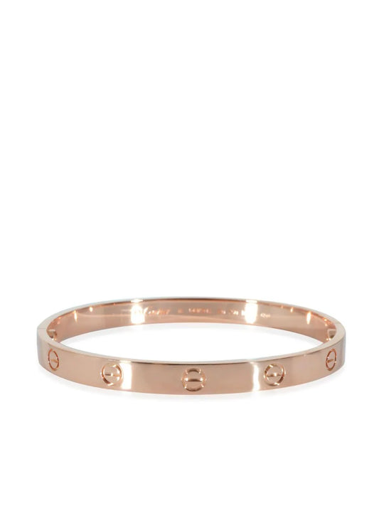 Cartier pulsera Love en oro rosa de 18kt con diamantes