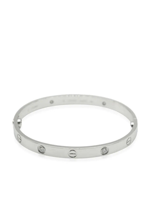 Cartier pulsera Love en oro blanco de 18kt