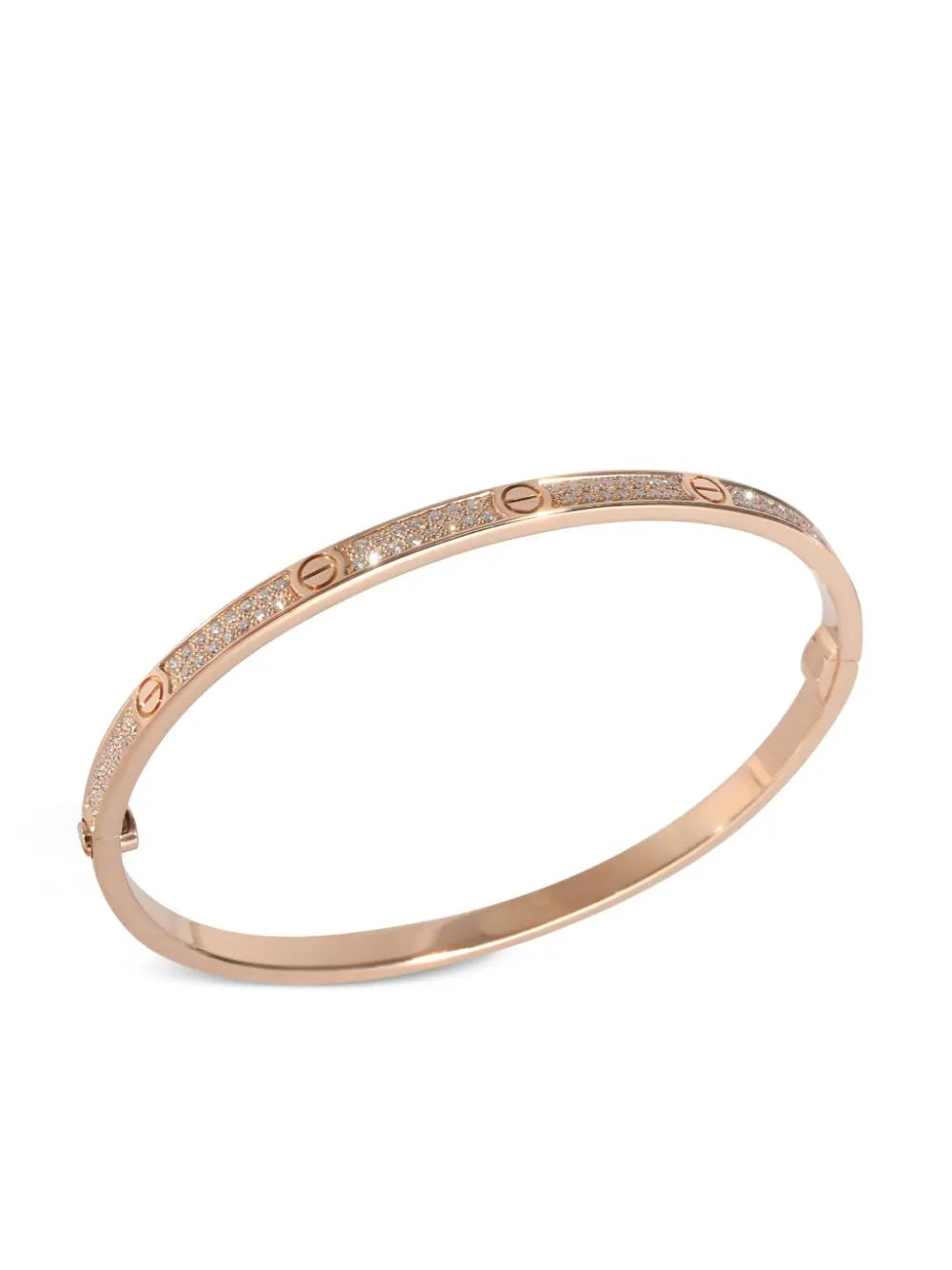 Cartier pulsera Love en oro rosa de 18kt con diamantes