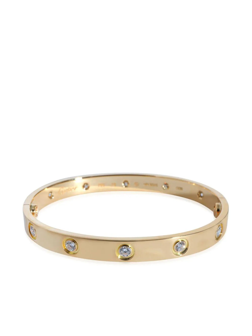 Cartier pulsera Love en oro amarillo de 18kt con diamantes