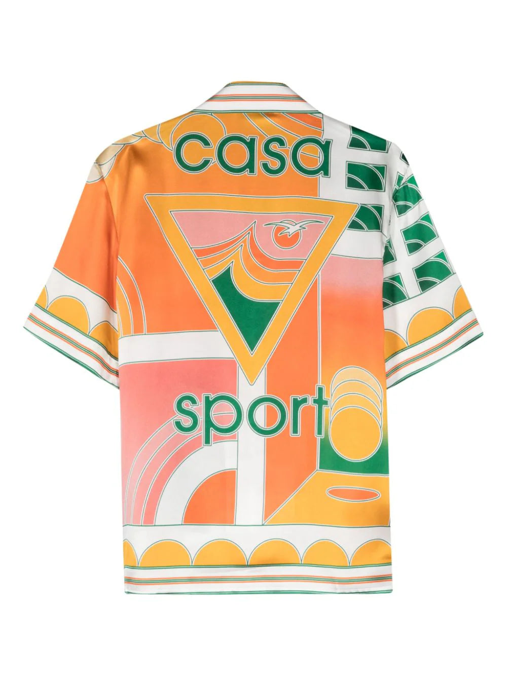 Casablanca camisa de seda Summer Court