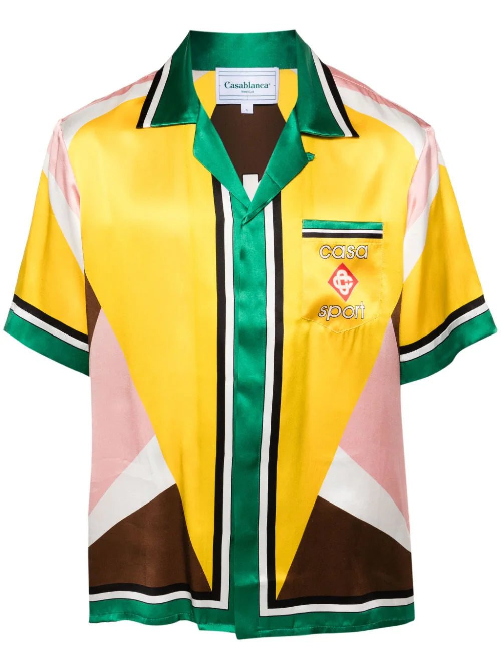 Casablanca camisa de seda Casa Sport