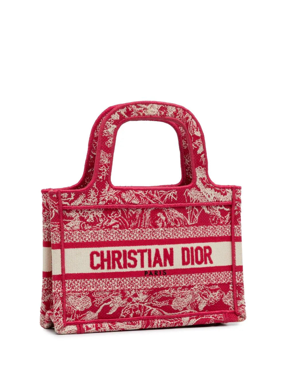 Christian Dior 2021 Mini Embroidered Book tote bag