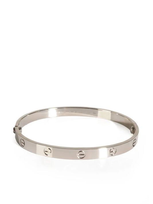 Cartier pulsera Love en oro blanco de 18kt