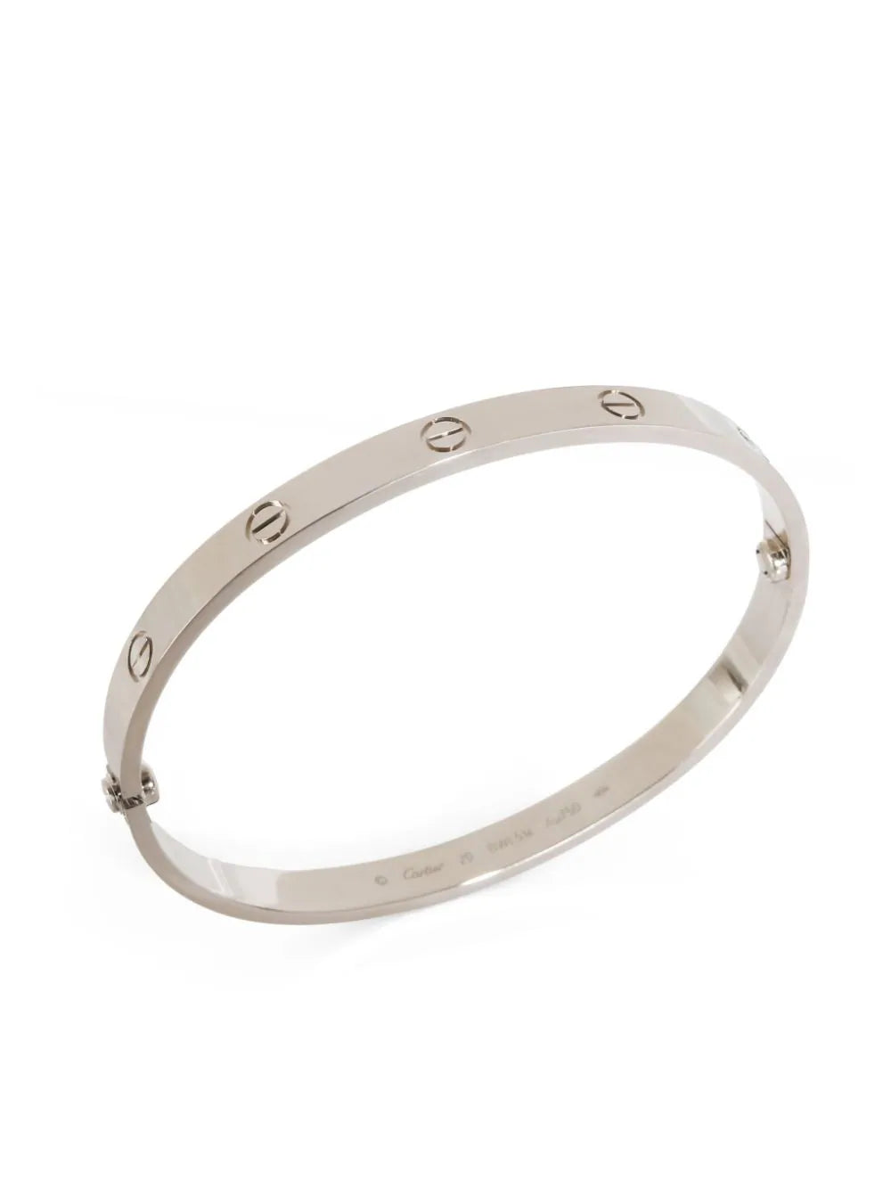 Cartier pulsera Love en oro blanco de 18kt