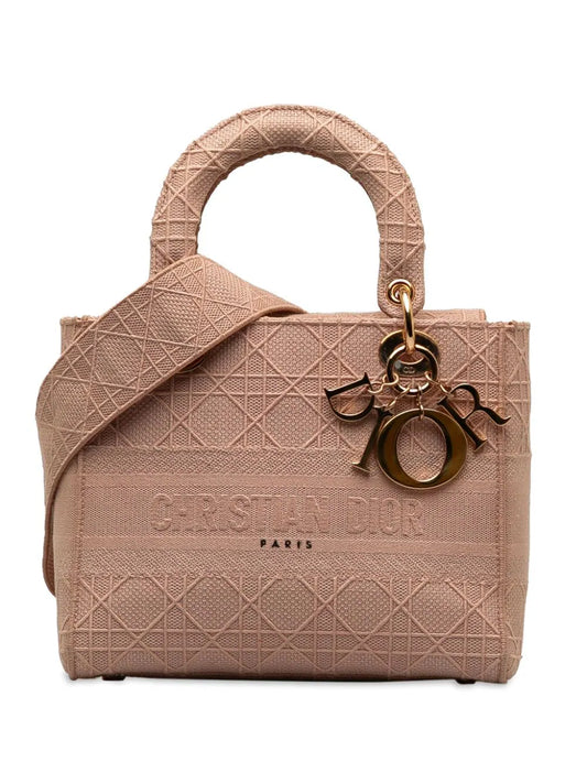 Christian Dior bolsa de mano Cannage Lady D-Lite mediana 2020