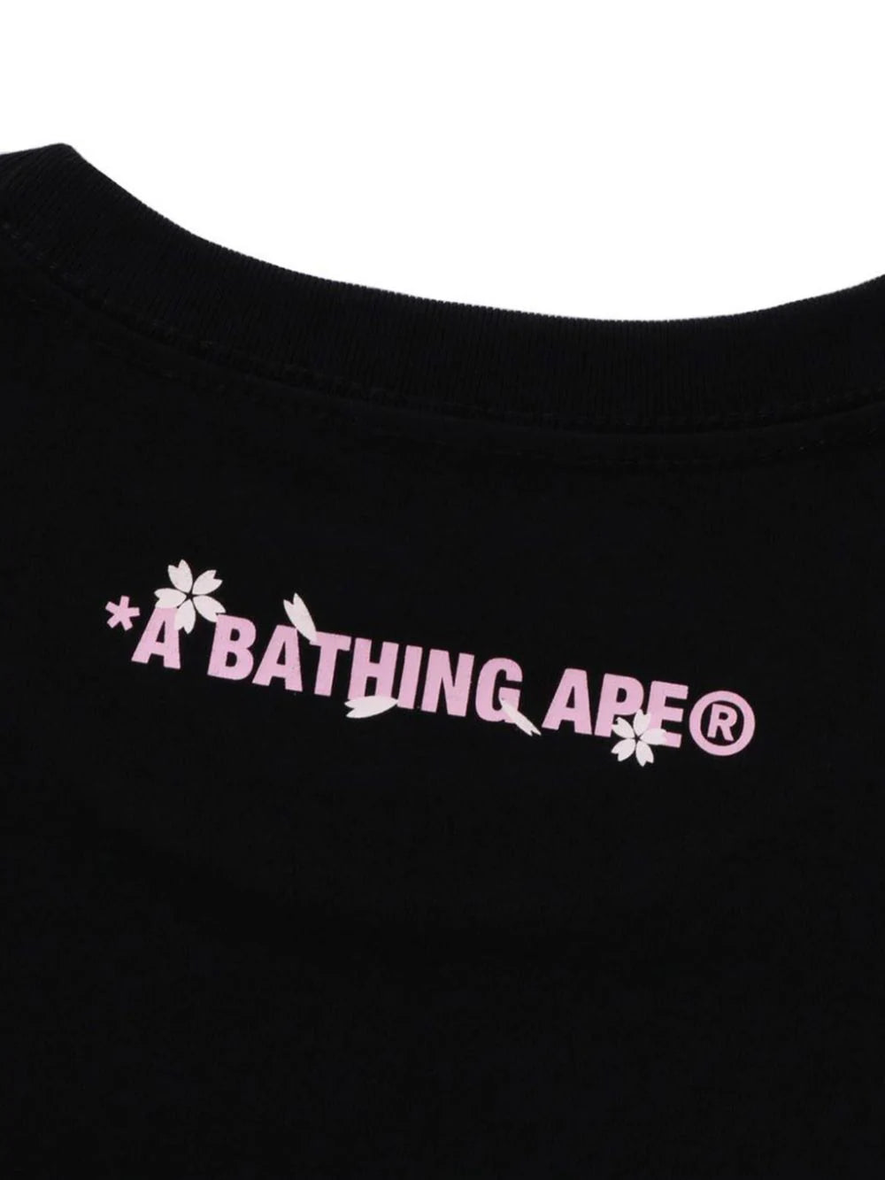 A BATHING APE® playera con logo estampado