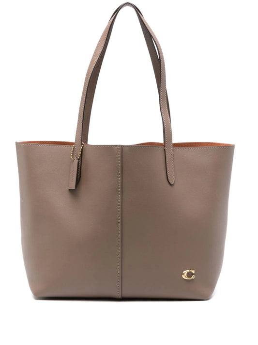 Coach tote con aplique del logo