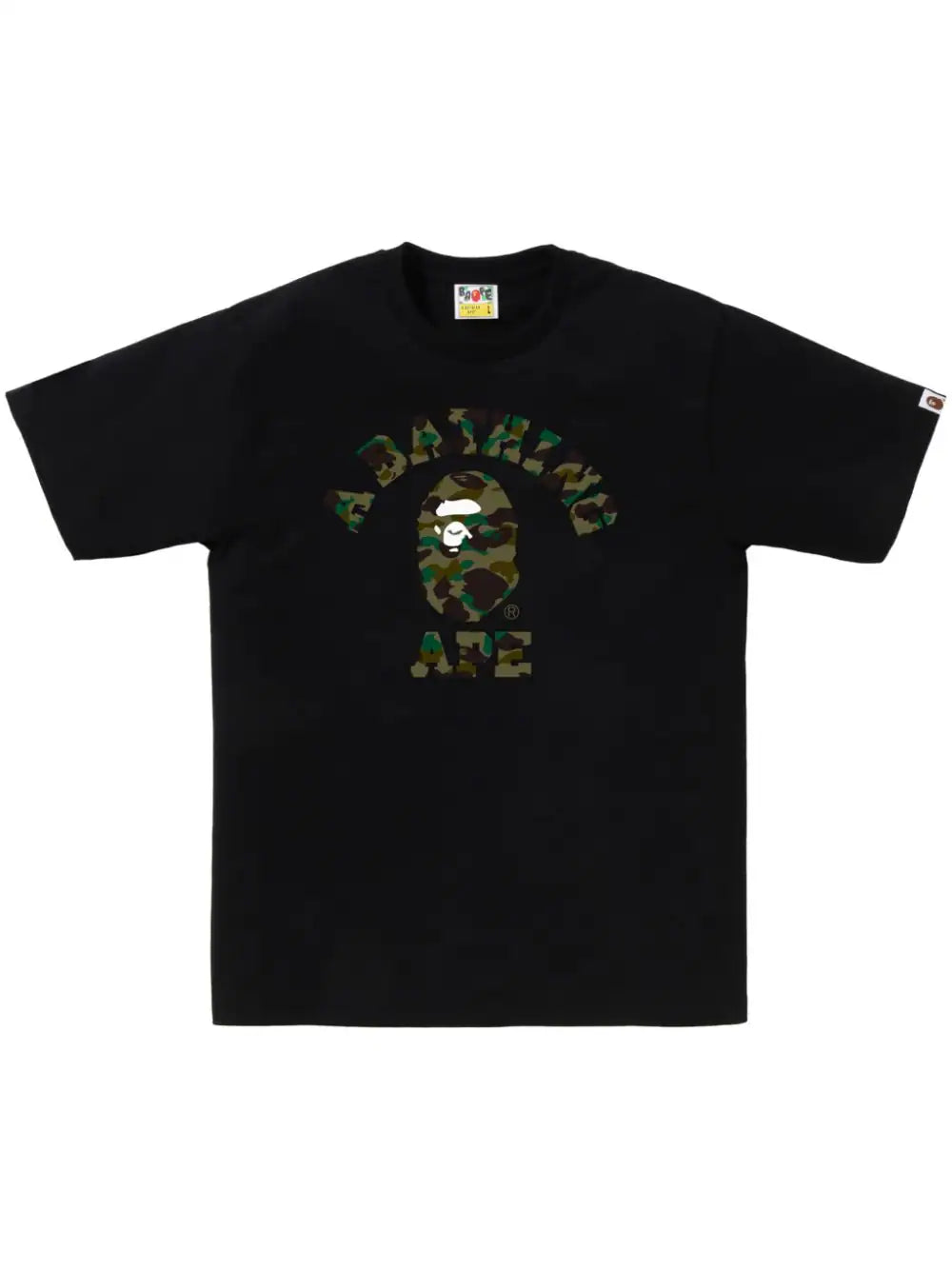 A BATHING APE® playera con logo estampado