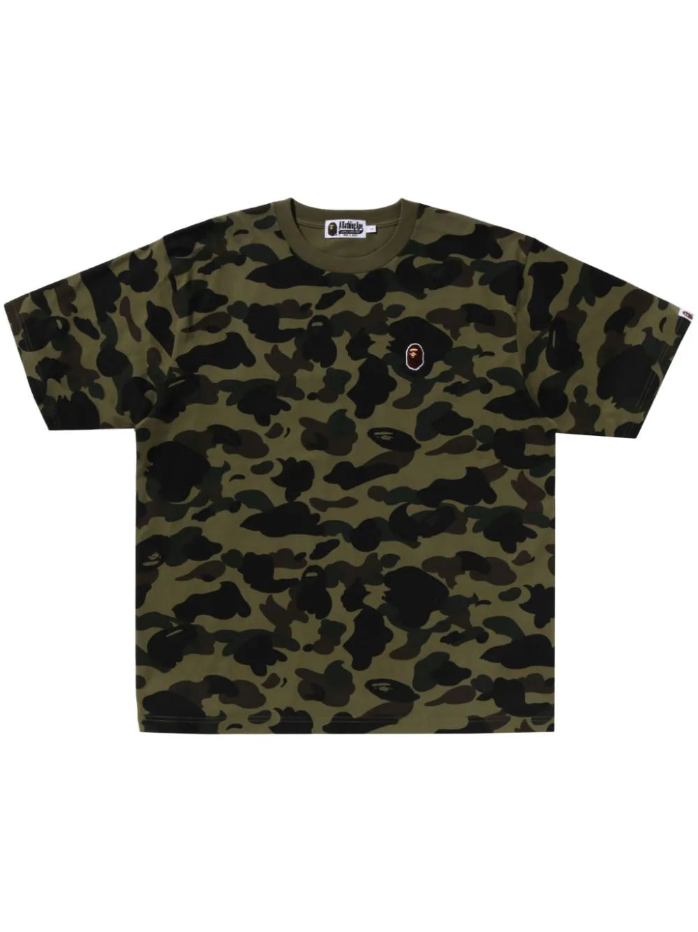 A BATHING APE® playera con logo bordado