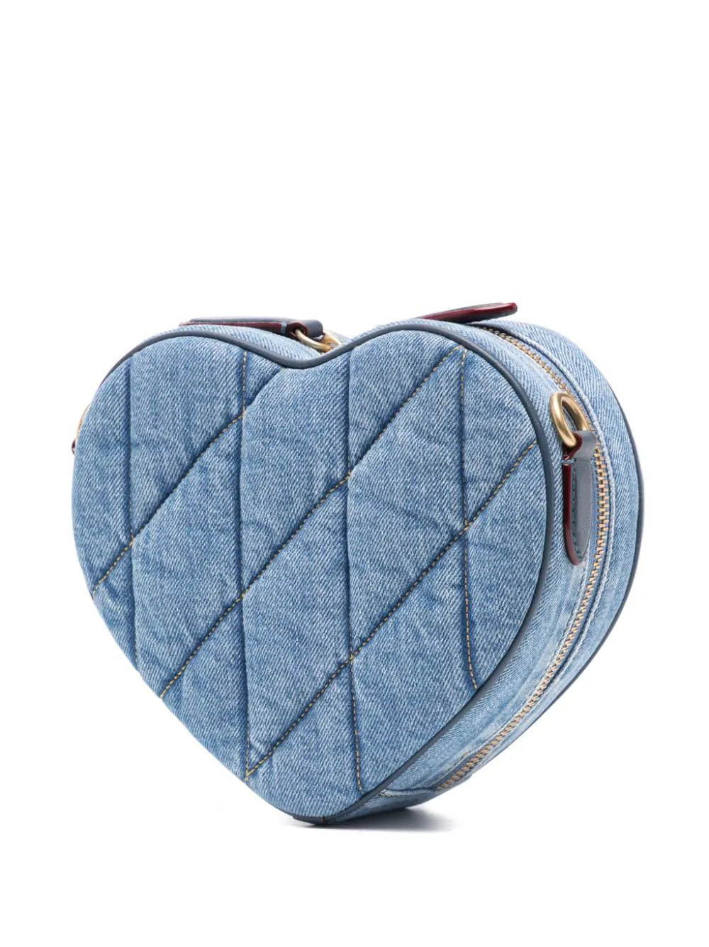 Coach bolsa crossbody de mezclilla Heart