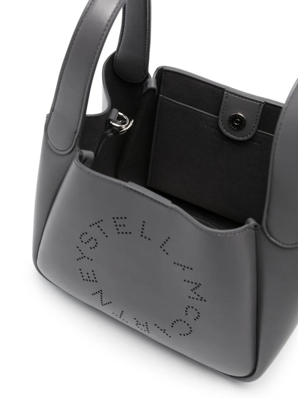 Stella McCartney bolsa crossbody con logo de perforaciones